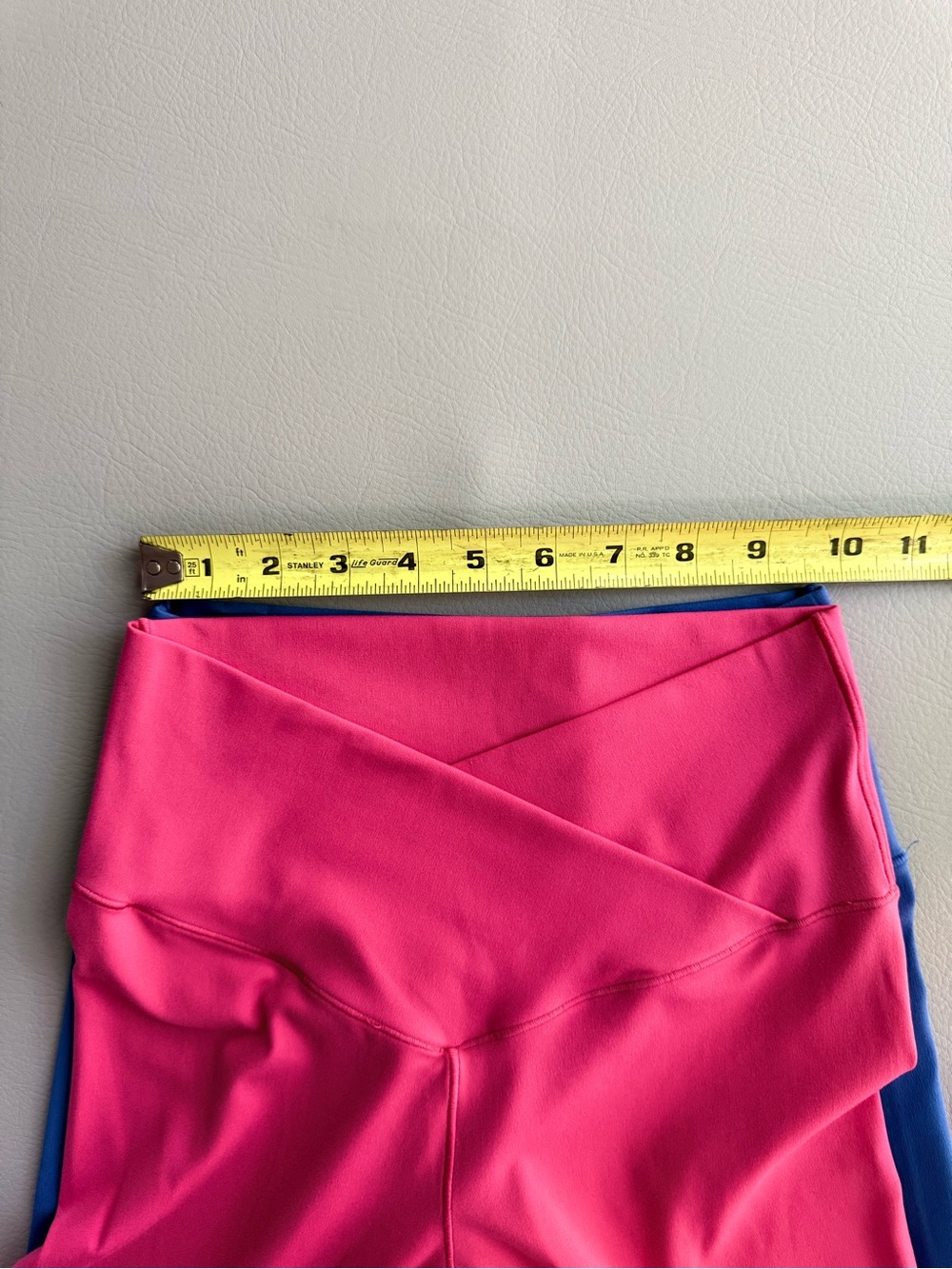 OFFLINE Aerie Real Me High Waisted Crossover Leggings BLUE & PINK - MEDIUM LONG - Picture 9 of 9